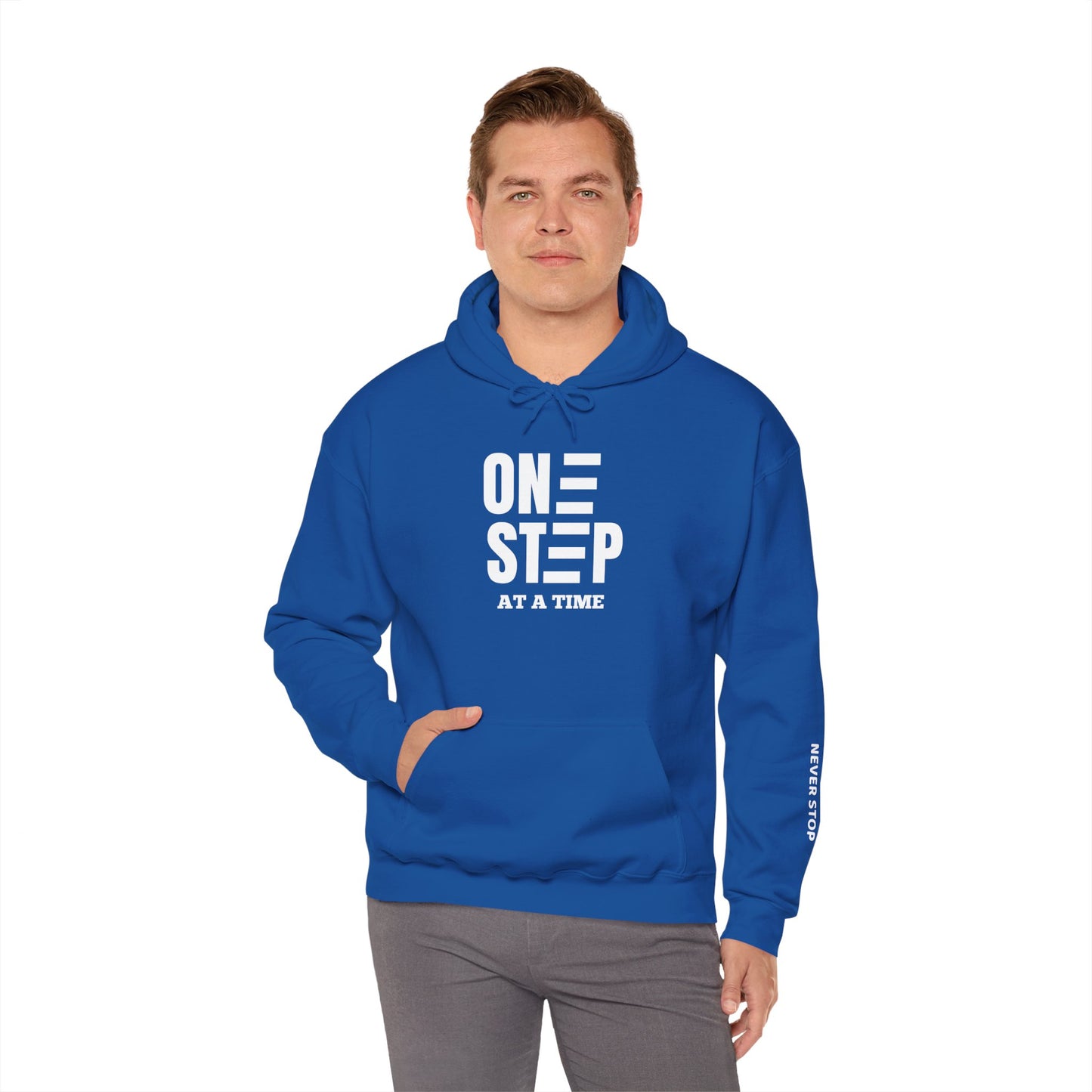One Step At A Time™ Motivational Hoodie