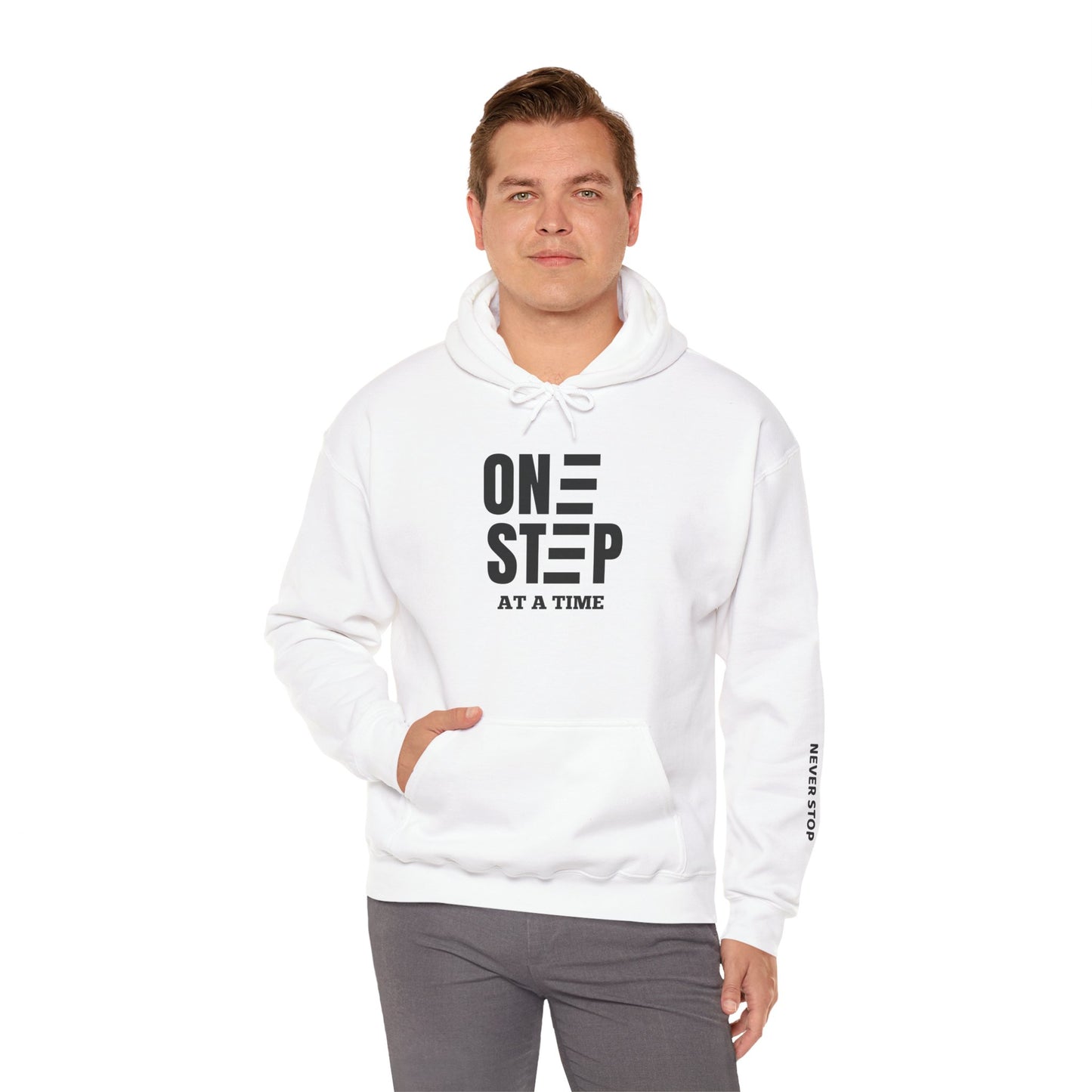 One Step At A Time™ Motivational Hoodie